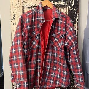 Vintage Coyote oversized plaid flannel Shacket. Size small. Men’s